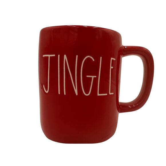 Rae Dunn Red Jingle Christmas Coffee Mug New with tags - Picture 1 of 6